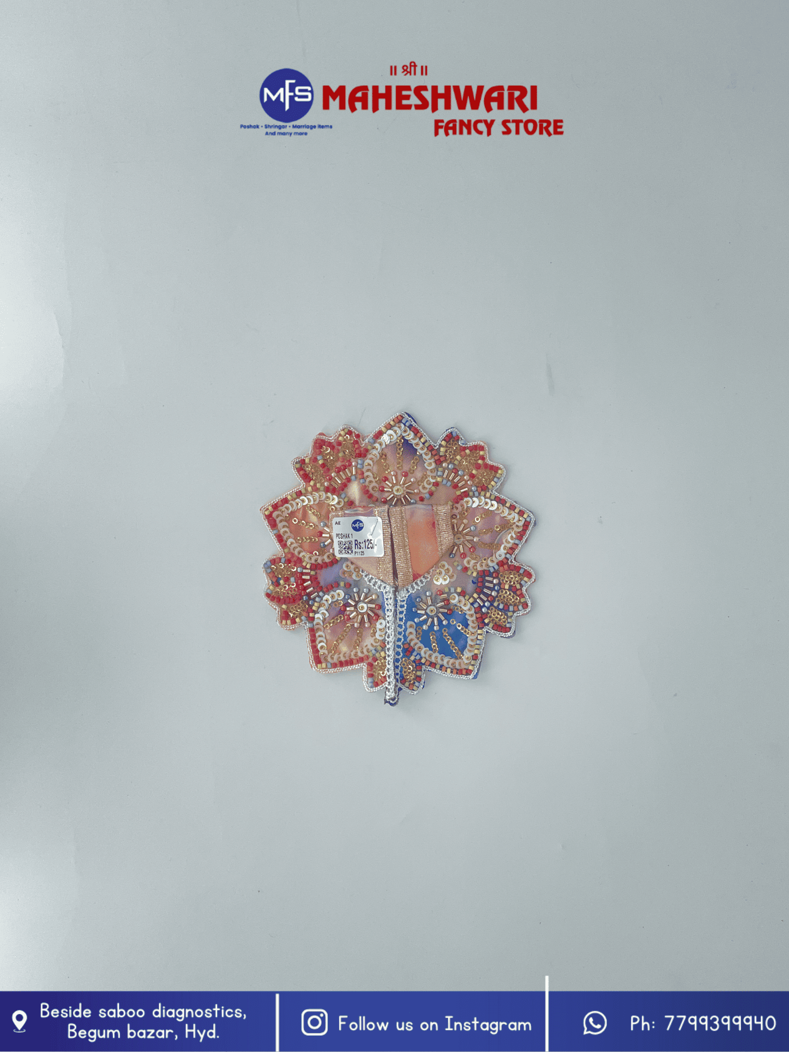 Maheshwari Fancy Store - Multicolor Holi Special Poshak